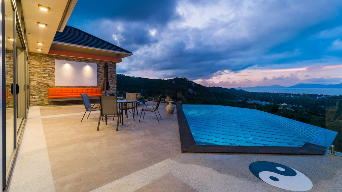 4 Bedroom Sea View Villa - Bophut - Koh Samui - for sale